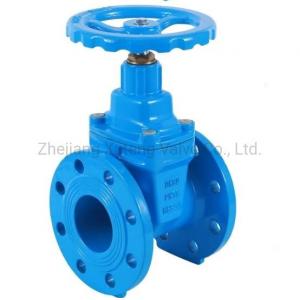 DN15-400 Ductile Iron Resilient Seat GOST Industrial Control Gate Valve Flanged 4 Inch