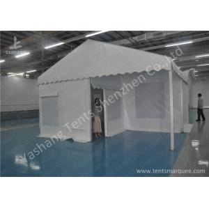 China Soft Screen Windows Hard Aluminum Frame Tent Structures , Fabric Hotel Applied supplier
