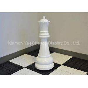 Durable Big Size Christmas Window Decoration Fiberglass Chess Piece Queen