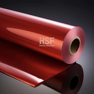 36um Red Anti Static Film Translucent PET Polymer Film For ESD Sensitive Product Packaging