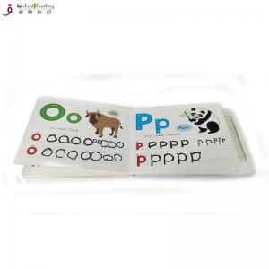 Thick Card Children'S Board Book Printing ABC Custom Baby Board Book With Pen Holder