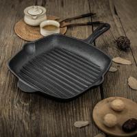 China Cooking Kitchen Stovetop Grill Pan Cast Iron Non Stick  Modern Design on sale