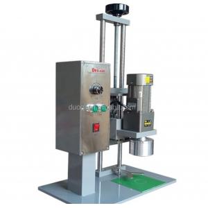 110V DDX-450 Processing Line Manual Glass Crystal Water Perfume Shampoo Plastic Bottle Screw Capping Machine