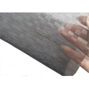 China Coustom Black & White square Pattern Architectural Glass Laminated Mesh Fabric supplier