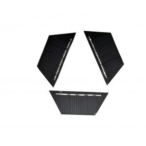PET ETFE Foldable Solar Panel Portable Mono Small Custom Shape 2V 30MA Black Color