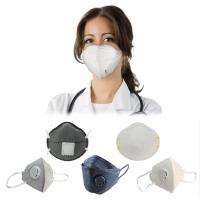 China Personal Protective Folding Ffp2 Mask  Dustproof Industrial Breathing Mask With Valve on sale