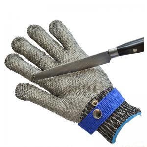 XS-3XL CE/ Stainless Steel Wire A6 Cut Resistant Safety Gloves for Butcher Food Contact