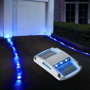 Screw Installation Solar Powered LED Dock Lights IP68 Waterproof 7.1 X 5.3 X 4.3 Inches