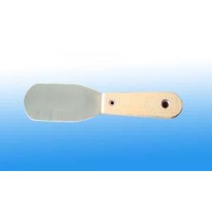Wooden Handle Stainless Putty Knife Non Sparking Scraper Smooth Surface