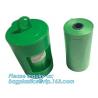 China LED Flashlight Dog Waste Bag Dispenser Holder with Pet Waste Bag Poop Roll Bags, BPI ASTM D6400 EN13432 Approval Customi wholesale