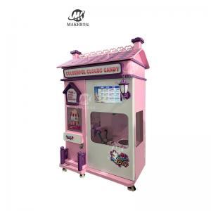 Customize Highly Interactive Floss Cotton Candy Vending Machine With LCD Screen