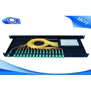 China Indoor Waterproof 1 X 32 Inserting Optical PLC Splitter Total Enclosed Structure supplier