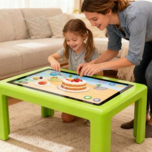 China Customizable Interactive Touch Table with 1500RPM Rotating Speed and 4K Max Resolution for Indoor HD Use wholesale