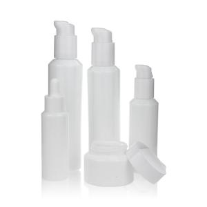 30ml 50ml 100ml Opal Glass Bottle Refillable Ceramic Pump Bottle