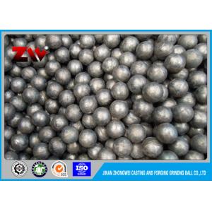 China Gold mining grinding Cast Iron Balls , Sag Mill Grinding Ball HRC 60-68 supplier