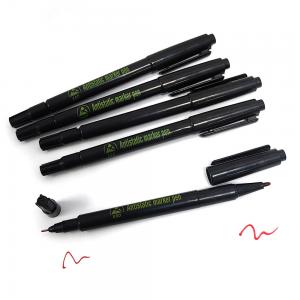 Anti Static Double Ended Marker Pen 0.5mm - 1.5mm For Cleanroom Lab EPA Office