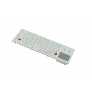 China IP65 Industrial Flat Membrane Ruggedized Keyboard With Touchpad wholesale