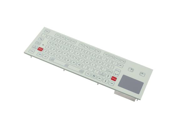 Teclado construido sólidamente membrana plana industrial IP65 con el panel táctil