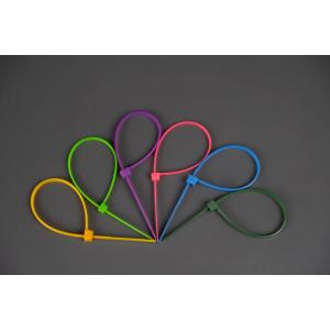 China O laço de nylon de 3 séries envolve o modelo plástico da correia 3*100 milímetro do pacote do laço do fecho de correr supplier