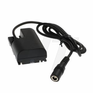 China 1m Dummy Battery Adapter DC Jack 5.5x2.5mm to LP-E6 for Canon EOS 60D 60Da 6D Cameras supplier