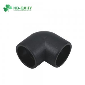 China PE HDPE Pipe Elbow 90 Degree Pn10 Pn16 Electric Fusion Pipe Fittings for Water Supply supplier