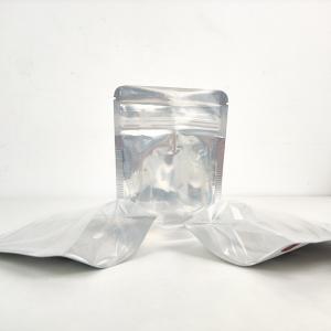 Transparent Stand Up Pouch  Zip Lock Packaging Bag For Cosmetic Candy Make Up