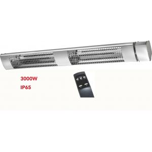 China IP65 3000W Remote Control Electric Patio Heater Infrared Carbon fiber heating element Wall-Mounted/free standing outdoor supplier