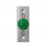 China Heavy Duty Green Dome Exit Button , Square Size 3 * 3 Mushroom Push Button Switch wholesale