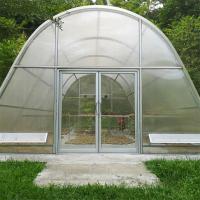 China Solar Single Tunnel Greenhouse Polycarbonate Sheet Natural Rubber Drying on sale