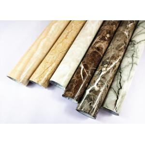 China Marble Patterned Peel And Stick Vinyl Wallpaper Environmental Friendly PVC supplier