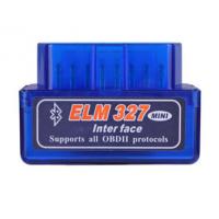 China Mini ELM327 V1.5 OBD2 Mini Obd2 Scanner Blue IOS Android System Supported on sale