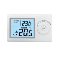 China ABS Non Programmable Thermostat , LCD Display Air Conditioner Room Temperature Thermostat on sale