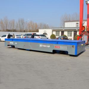 China 25 Tons Trackless Transfer Cart Electric Trolley Cross Car supplier