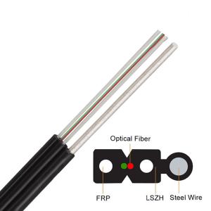 GJYFXCH G.657A1 4 Core FTTH Aerial Drop Wire Self Supporting Drop Cable