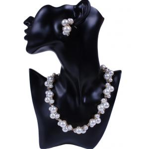 Wild imitation pearl flash diamond bridal necklace
