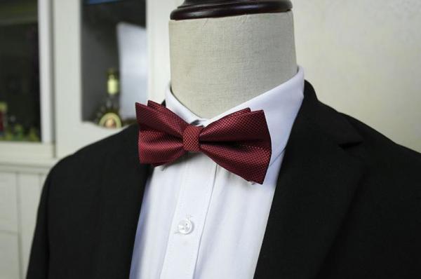 OEM Custom 100% Polyester Woven Cheap Mens Bow Ties With Your Own Logo