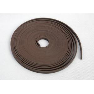 China Brown PTFE Guide Stripe Tape (GST) with 60%PTFE + 40%bronze for High Temperature -60°C to +260°C and Low Friction Coefficient<0.04 wholesale