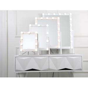 Salon Led Bluetooth Speaker Makeup Mirror 40x50cm Light Up Cosmetic Mirror