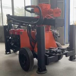 Trailer Mounted Drill Rig Machines Portable For Water Well Drilling