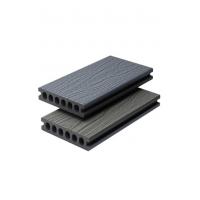 China 6 Round Hole 138 X 23 Capped Composite Decking Brushing Recycled Plastic Decking Boards on sale