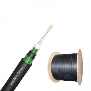 Double Steel Tape Armored Uni-tube Outdoor Fiber Optic Cable GYXTW53