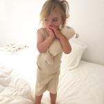 Millidoll Original colour cotton Antibacterial  babies pyjamas sleeping suit short sleeve 2-6 years