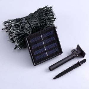 China Garden 200 LED Colored Solar String Lights With High Lumen Illumination For Christmas Decor wholesale