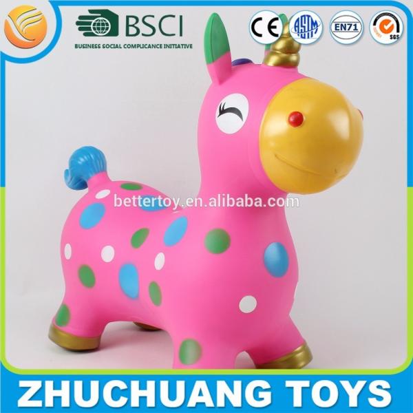 colorful small ride on horse toy pony for kids