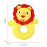 Cute Baby Animal Head Rattle Plush toys 14cm