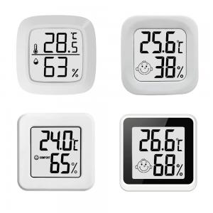 China ABS Digital Thermometer Controller Temperature Humidity Gauge 4.3*4.3*1.2cm supplier