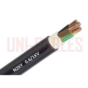 600 1000V Unarmoured Low Voltage Cable N2XY Acc . DIN VDE 0276 Black For Electricity Supply