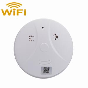 China Wireless spy hidden camera Smoke Detector 1920*1080 HD Spy Camera wifi DVR support iphone/Android P2P network Security s supplier