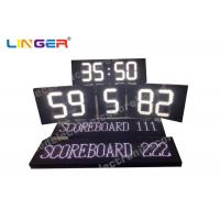 White Color Polo Sport LED Electronic Scoreboard With Team Name