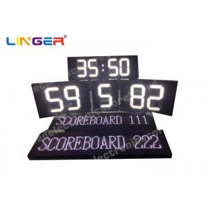 White Color Polo Sport LED Electronic Scoreboard With Team Name
